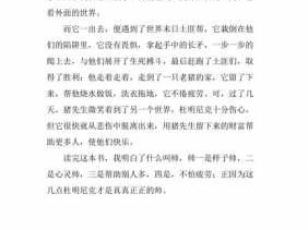 母亲我狗读后感作文（母亲我狗读后感）