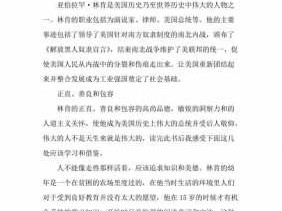 林肯的故事读后感600（林肯的故事读后感500字）