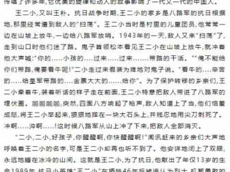 王二小读后感论文（王二小读后感600一800字）