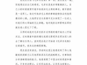 关于伟人的读后感（关于伟人的读后感作文）