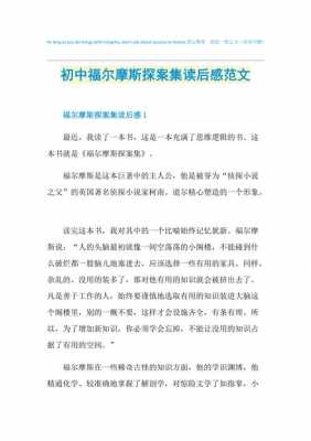 经典探案故事读后感（经典侦探故事的读后感）