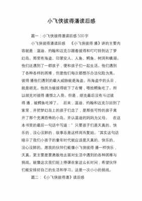 彼得潘读后感豆瓣（彼得潘读后感中文）