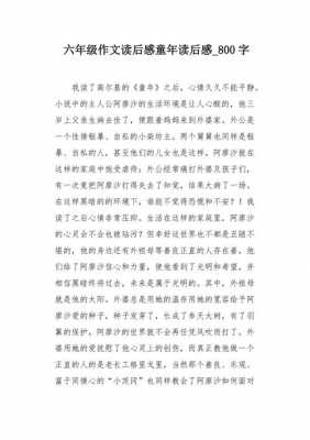 好的作文及读后感（好的读后感800字）