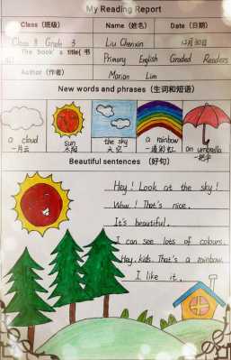 幼儿英语书籍读后感（幼儿英语读书报告）