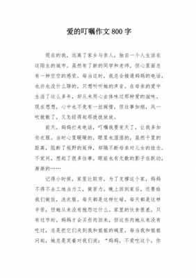 老爸的叮咛读后感（爸爸的叮咛作文800字八年级）