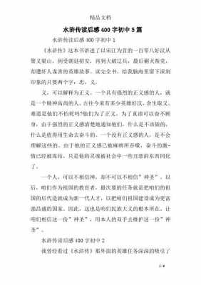 水浒传读后感之宋江（水浒传读后感宋江400字）