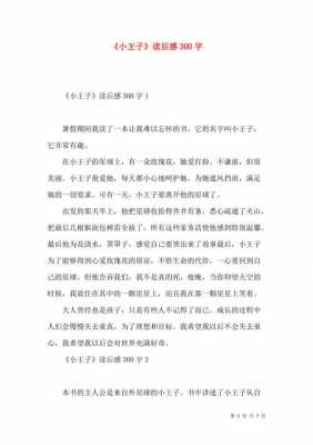 巜小王子读后感（巜小王子读后感600字）