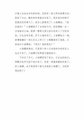 两只海螺读后感（两个海螺）