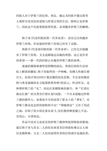 穆斯林的葬礼第二章读后感的简单介绍