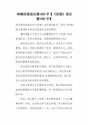 彷徨读后感1000字大学（彷徨读后感2000字大学）