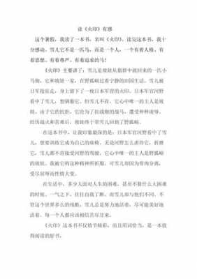 火印读后感彩印（火印读后感作文500字）