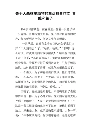 兔和青蛙读后感的简单介绍