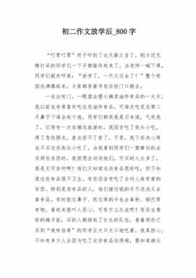 放学后读后感800字（放学后读后感800字作文）