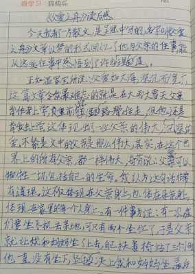 父爱之舟读后感1000（父爱之舟读后感1000字）