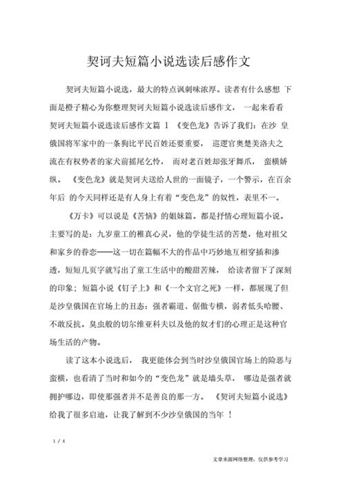 短篇小说theft读后感（短篇小说读后感大全）