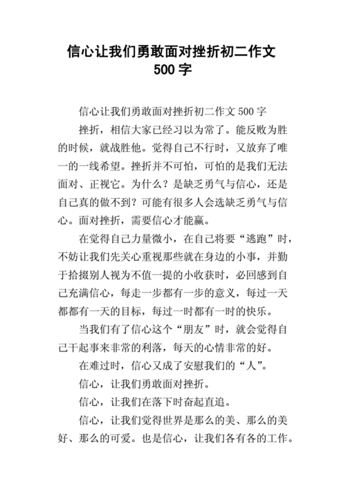 挫折给了我信念读后感（挫折给了我信念读后感600字）