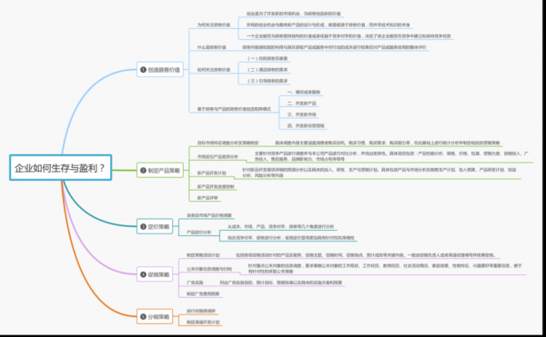 企业思维方式读后感（企业思维导图案例）