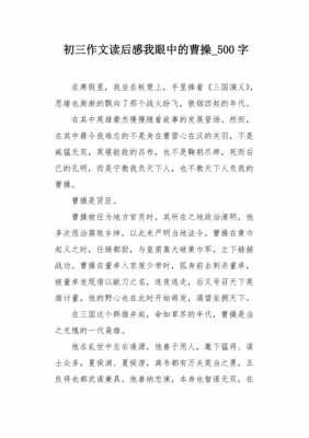 曹操杀董卓读后感（曹操杀董卓读后感500字）