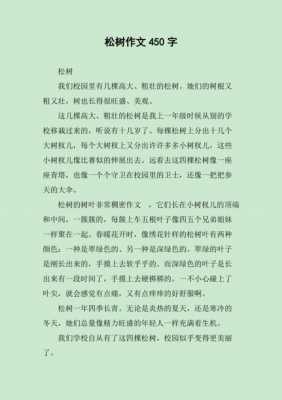 关于松树的读后感（松树的读后感400字）