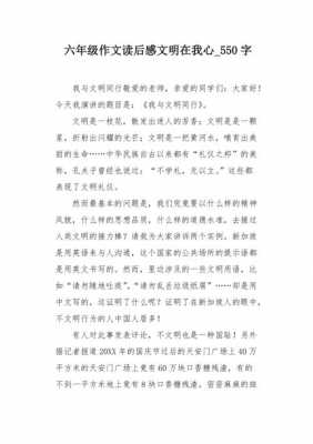 我们应有的文明读后感（我们应有的文明读后感作文）