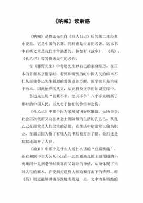 呐喊读后感1000字大学（呐喊读后感2500字大学生）