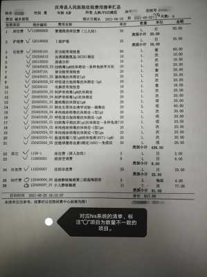 医院清单读后感（医院的清单长什么样）