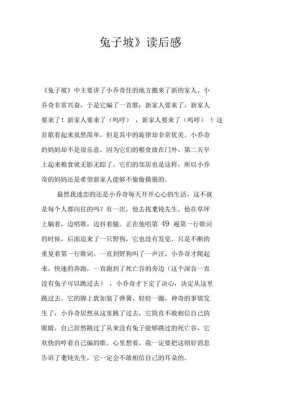 兔子坡读后感小乔奇（兔子坡小乔奇的歌读后感50字）