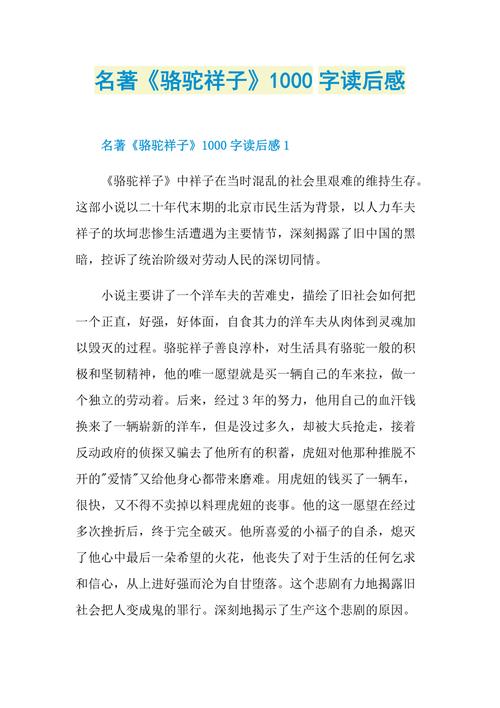 两千字读后感大全（读后感两千五百字）